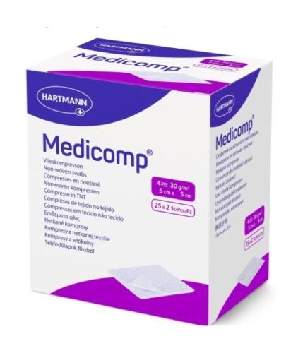 HARTMANN Medicomp, kompresy jałowe 5 cm x 5 cm, 25x2 sztuki